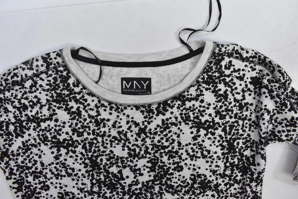 Suéter Marc New York Performance Mujer Manga 3/4 Gris Negro Salpicaduras Pequeño Foto 4 de 4