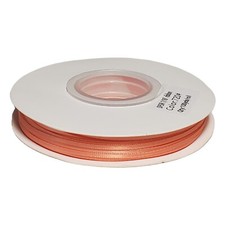 1/16" Wide Peach Double Faced Satin Ribbon - 100 Yards