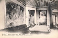 Cartolina Italia Padova Casinò Pedracchi Sala Demin Greca Tavolo da Biliardo RPPC 