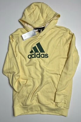 ADIDAS, Hoodie, Kapuzenpulli, Junge, Größe 164=L, Gelb, Logo, Neu mit Etikett - Bild 1 von 4