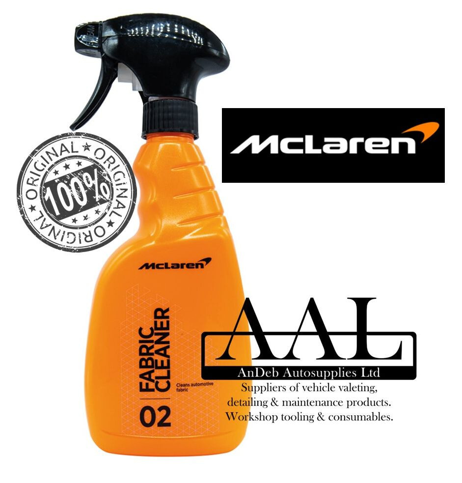 MCLAREN FABRIC CLEANER #02 500ML  USE FOR CLEANING SEAT CARPET CAR MATS