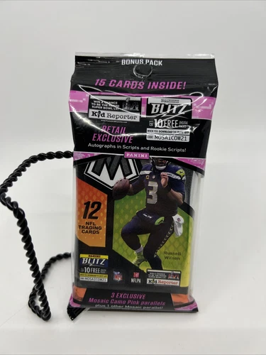 2021 Panini Mosaic NFL Football Cello Pack 15 Cards Brand New Factory Sealed S4