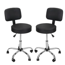 2X Adjustable Hydraulic Rolling Swivel Salon Stool Chair Massage Facial Spa
