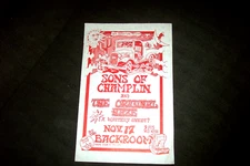 THE SONS OF CHAMPLIN - ORIGINAL 1976 "The Backroom" SANTA CRUZ - 11" x 17" RARE