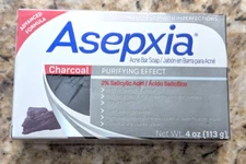 Asepxia Acne Bar Soap Purifying Effect Charcoal 4 oz 2/25