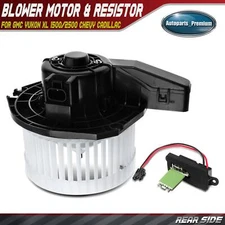 HVAC Heater Blower Motor &Resistor Kit for GMC Yukon XL 1500/2500 Chevy Cadillac