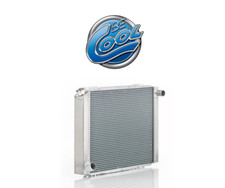 Be Cool 35007 Qualifier Series Aluminum Radiator - 26 W X 19 H X 3 D