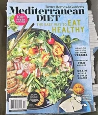Better Homes & Gardens Mediterranean Diet 100+ Recipies 2024 Magazine