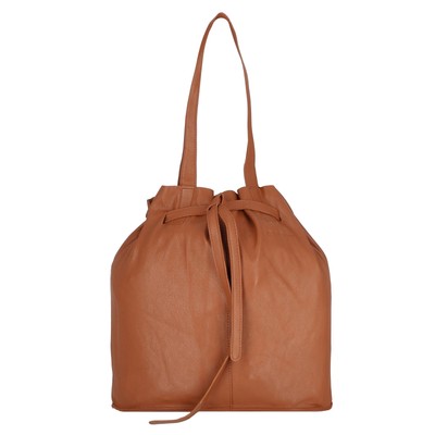 Greenburry Nappa Beuteltasche Leder 37cm #GB-NR-2M (caramel)