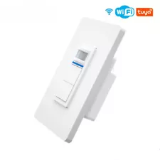 Tuya WiFi Smart PIR Motion Sensor US Standard 1/2 Gang Light SwitchVoice Control