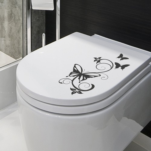 Leuchtender WC-Deckel Aufkleber - Lustige Badezimmer Deko Mit Nachtlicht