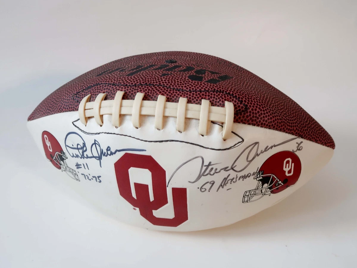 Oklahoma Sooners Signed Football In Ncaa Autographed Footballs for  display picture 1