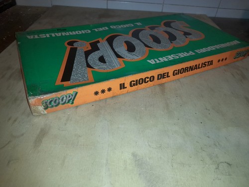Scoop ! Il Gioco Del Giornalista - EG Mondadori 1967 - Gioco In Scatola Vintage - Foto 11 di 11