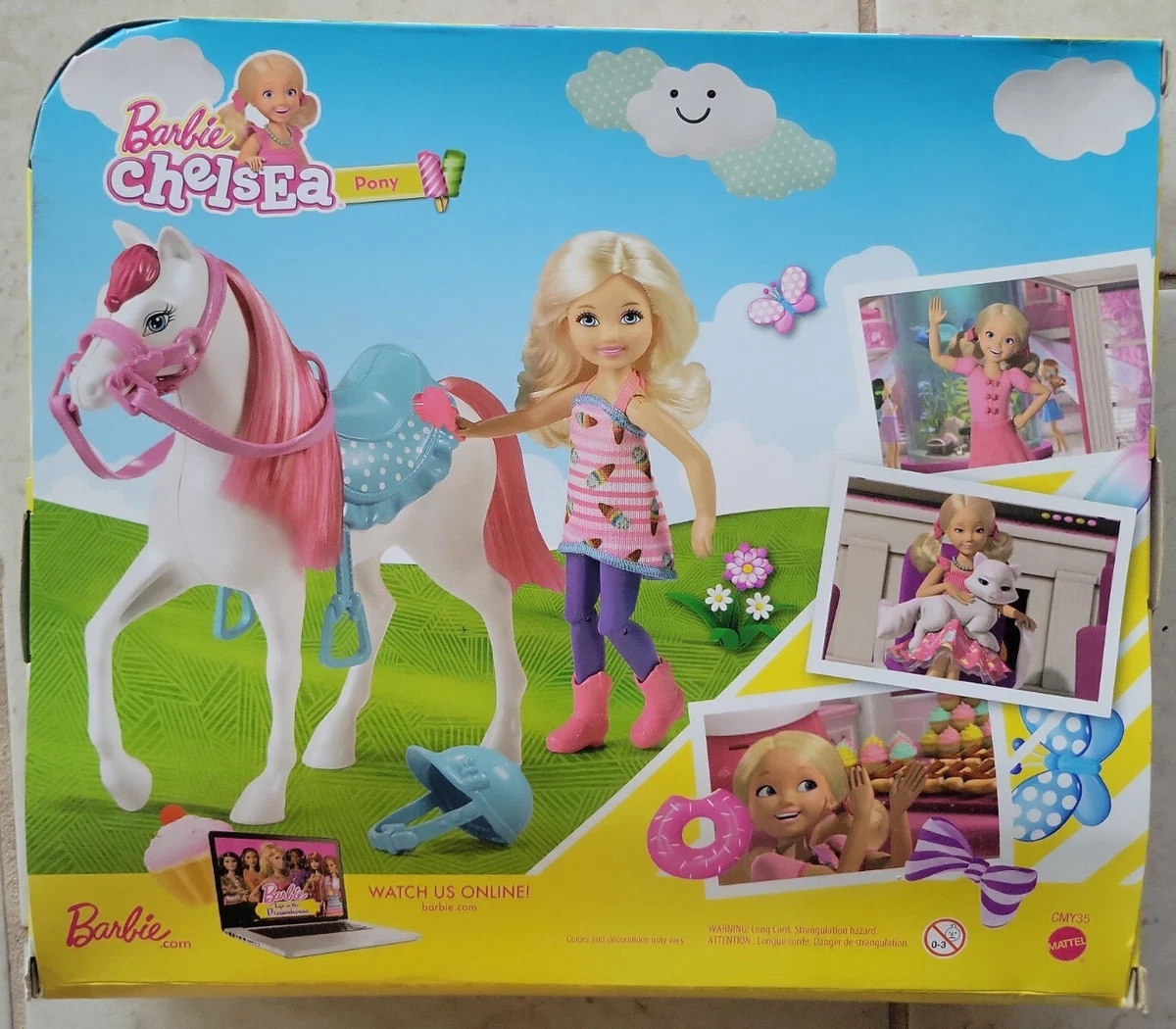 Barbie chelsea doll cheap & pony playset