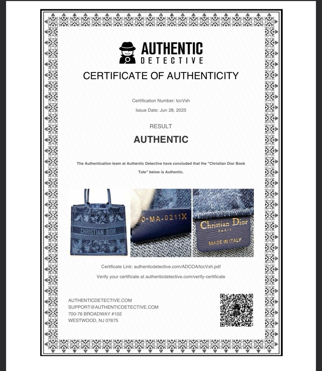 Christian Dior Denim Book Tote | eBay