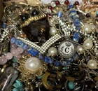 Vintage & Modern Some Signed Costume Jewelry Lot Full Small Priority Box # 50