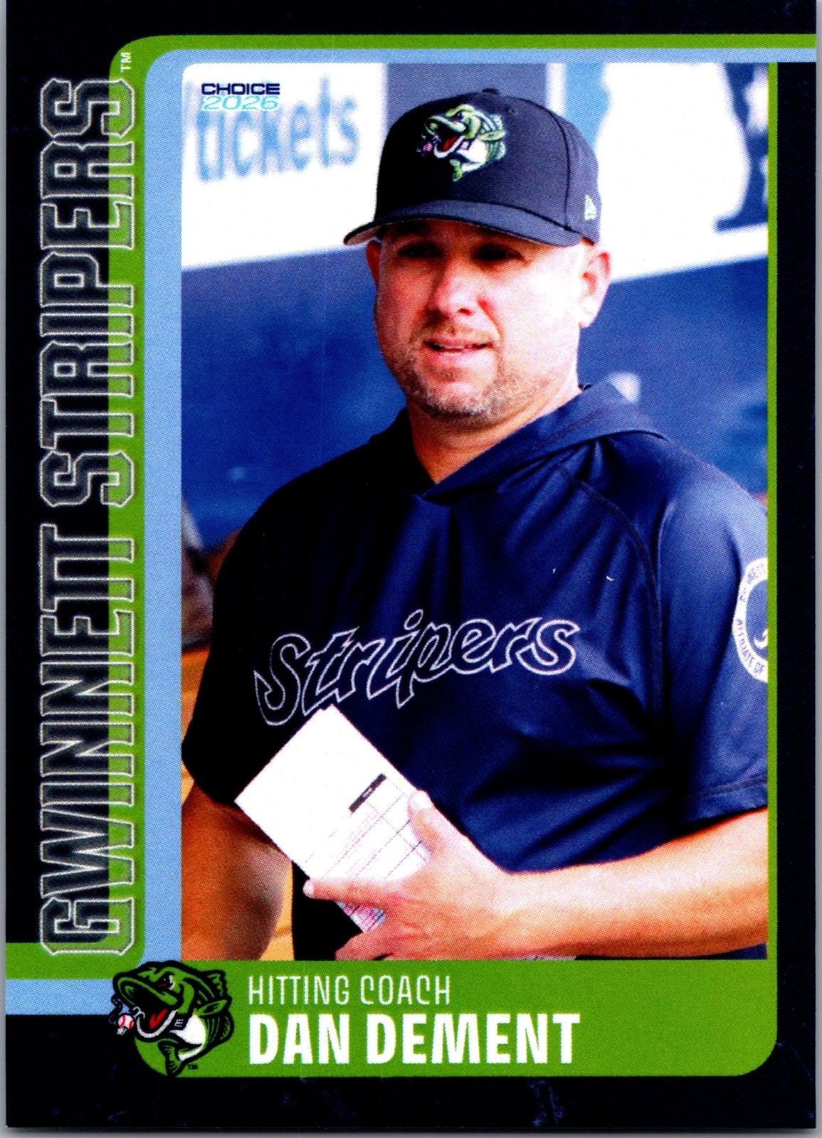 Dan Dement 2026 Choice Gwinnett Stripers #NNO Braves Minor League
