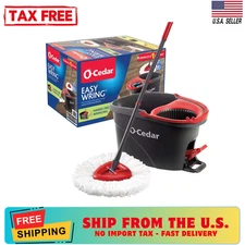 O-Cedar EasyWring Microfiber Spin Mop with Bucket System