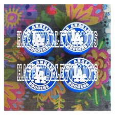 4 Piece LOS ANGELES L.A. Baseball Team Silicone Focal Beads DIY Jewelry Pens+