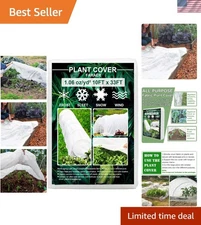 Winterize Your Plants with 10ft x 33ft Reusable Cover - Frost and Freeze Defense