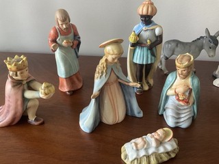 12 Pc Vintage Goebel Hummel 214 Nativity Figurines 1980’s 4 Yr Series W Germany