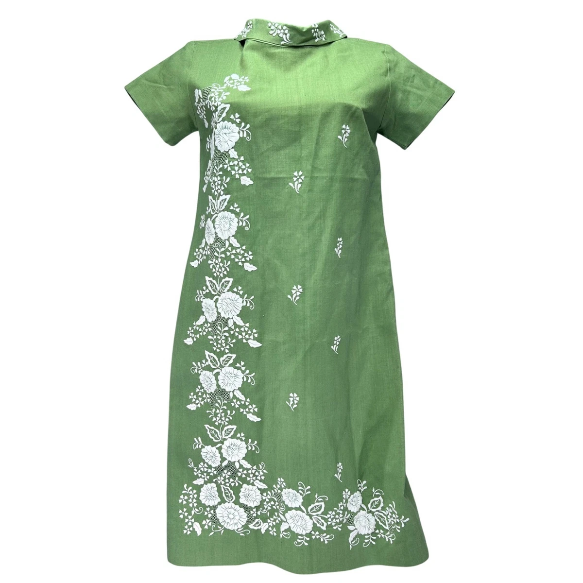 linen mini dress spaghetti strap Andres Otalora Coqueteas Embellished Linen Mini Dress