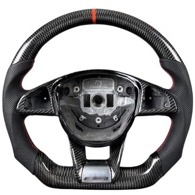 Carbon Fiber Steering Wheel For Mercedes-Benz C43 C63 E43 S G GLE GLC GLS GT AMG