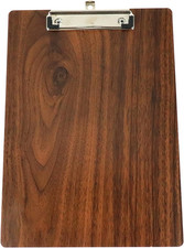 Wooden Clipboard with Metal Clip Drawing Board A4 Size Hardboard for Memo Clipbo