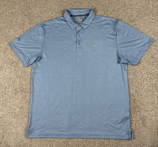 Callaway Opti Dri Polo Shirt Mens Extra Large Blue Short Sleeve Golf Stretch XL