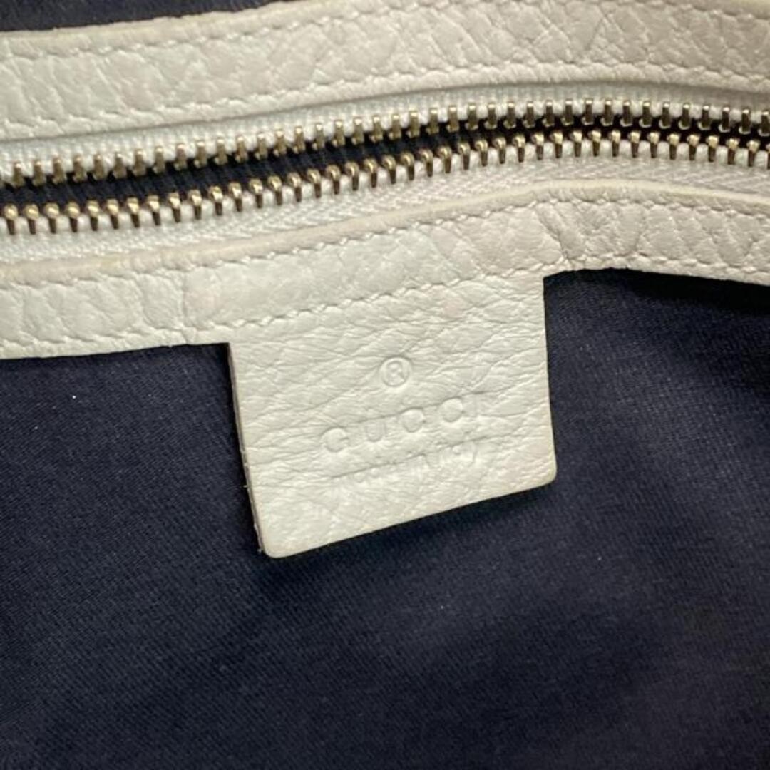 Gucci Interlocking G Leather Handbag White Navy Red Used, Stylish Gift thumbnail 9