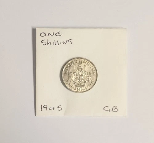 Photo of a 1945 George VI Shilling from an eBay listing that sold on Jul 10, 2026