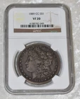 1889 CC MORGAN 90% SILVER ONE $1 DOLLAR NGC VF 20 VF20 CARSON CITY MINT US COIN