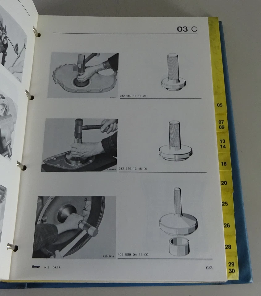 Taller Herramientas Especiales Mercedes-Benz Camión & Omnibusse Stand 1969 - Imagen 4 de 4