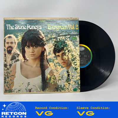 The Stone Poneys - Evergreen Vol. 2 Vinyl LP Very Good (VG)/Very Good (VG)