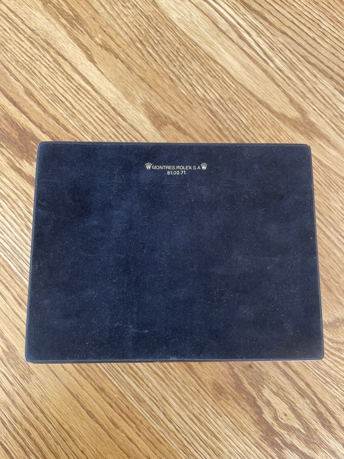 Rolex Vinatge Daytona Mahogany Wood Box Case For Daytonas - Rare Box - 81.00.71