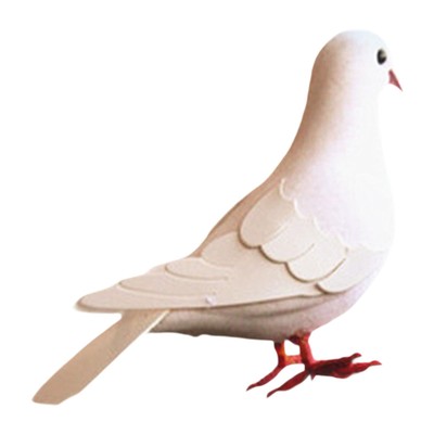 Simulation Schaumstoff Taube Modell Indoor Miniatur Statue Figur realistische Taube