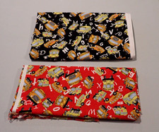 Lot of 2 Random Thoughts TRD Portfolio Wilmington Prints School Bus Quilt Fabric