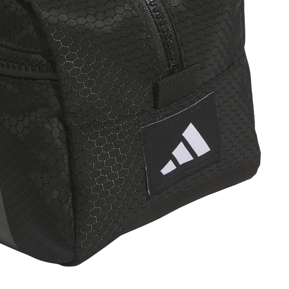 adidas Team Toiletry Kit Travel Shower Bag One Size Black/White/2 - Image 4 of 4