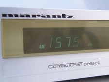 1982 MARANTZ JAPAN ST-521 AM-FM STEREO COMPUTUNER SYNTHESIZER TUNER, WORKS WELL