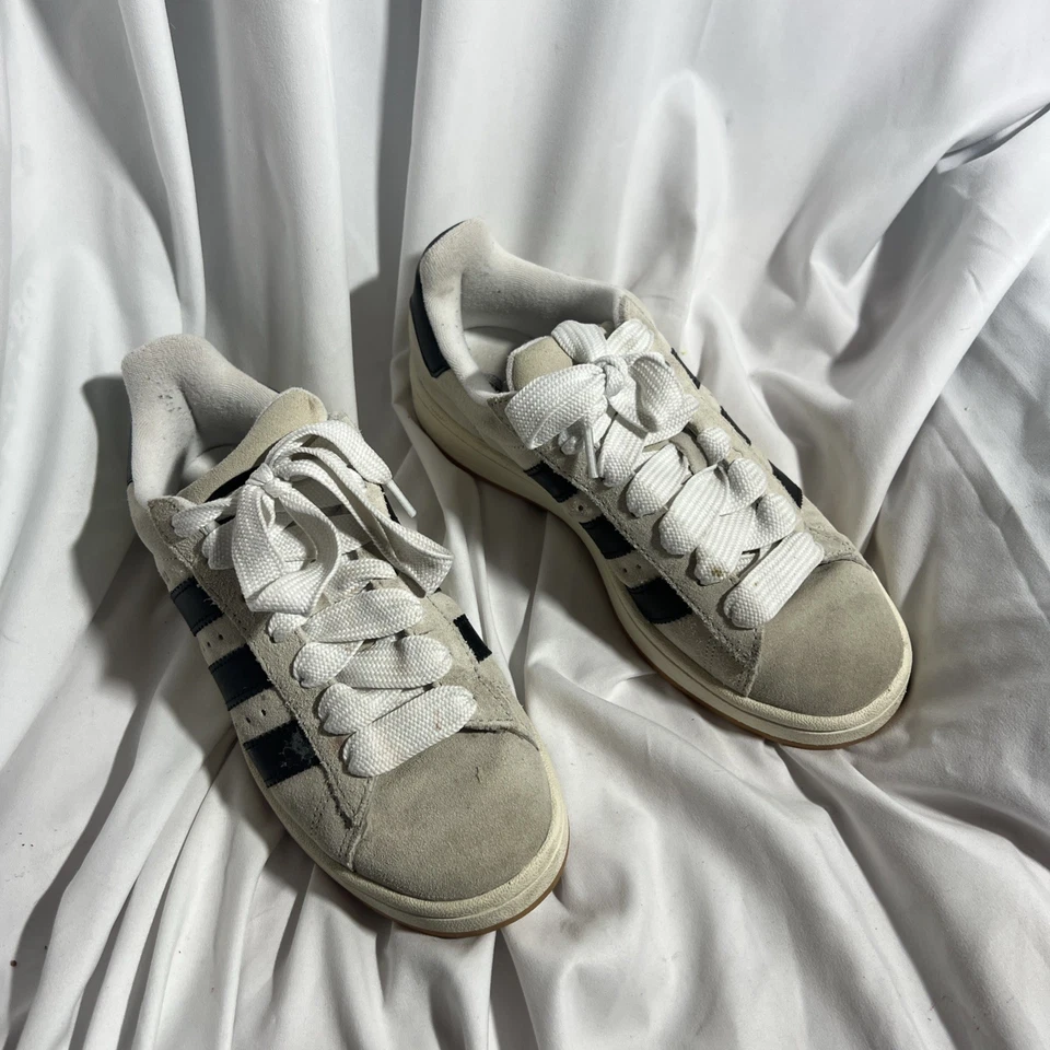 Size 8.5 - adidas Campus 00s Crystal White Black W - Image 2 of 4