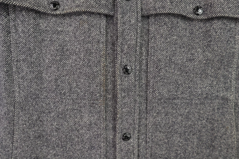 Camisa Top De Colección Filson EE. UU. Para Hombre Grande 44 Tweed Lana 95 Cruiser Rayas Foto 2 de 4