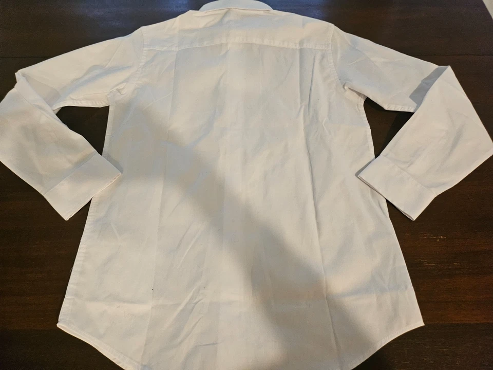 Camisa Tommy Hilfiger para niños manga larga blanca con botones talla 14 nueva con etiquetas Foto 4 de 4