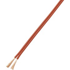 TRU COMPONENTS 1567144 LiY-Z Wiring Cable 2 x 1 mm  Red, Black 20 m