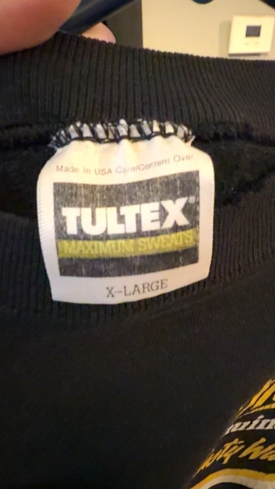 Sudadera Negra Vintage Años 90 Rusty Wallace Nascar Miller Genuina Borrador Talla XL  Foto 2 de 3