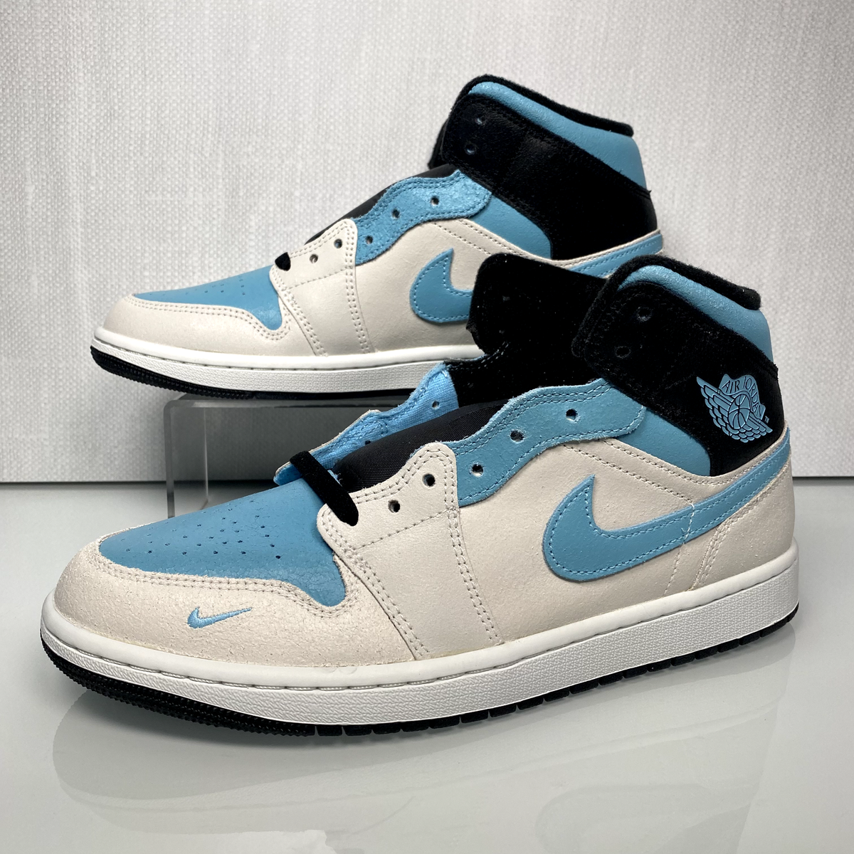 Nike Air Jordan 1 Mid SE Shoes Blue Chill Summit White IM6567-121