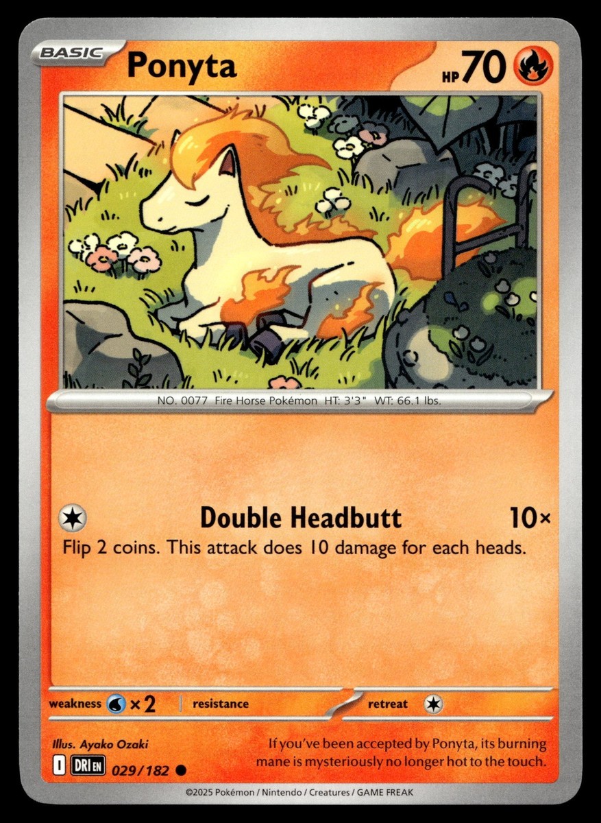 Ponyta 029/182 SV10: Destined Rivals | eBay
