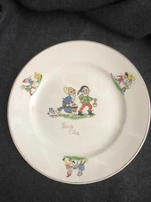 Vintage Stavengerflint "Flink Pike" (Good Girl) Plate and Bowl Set