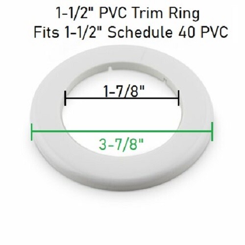 PVC Trim Collars 11/2" eBay