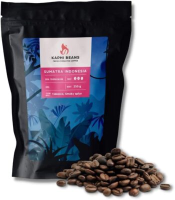 Kaphi Bohnen Single Origin dunkel geröstet Sumatra indonesischer Kaffee - frisch geröstet