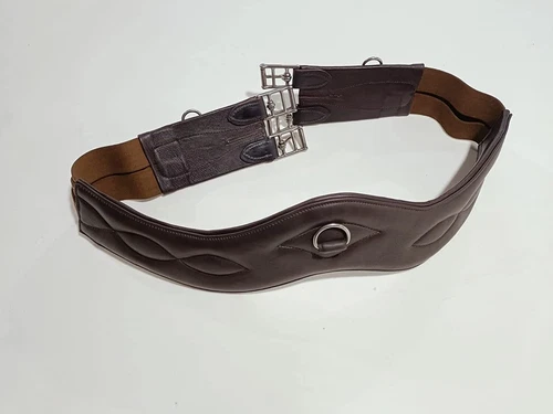 ALL PURPOSE GIRTH CORNWALL ANATOMICAL GIRTH MADE ON EXTREMELY SOFT  LEATHER SALE